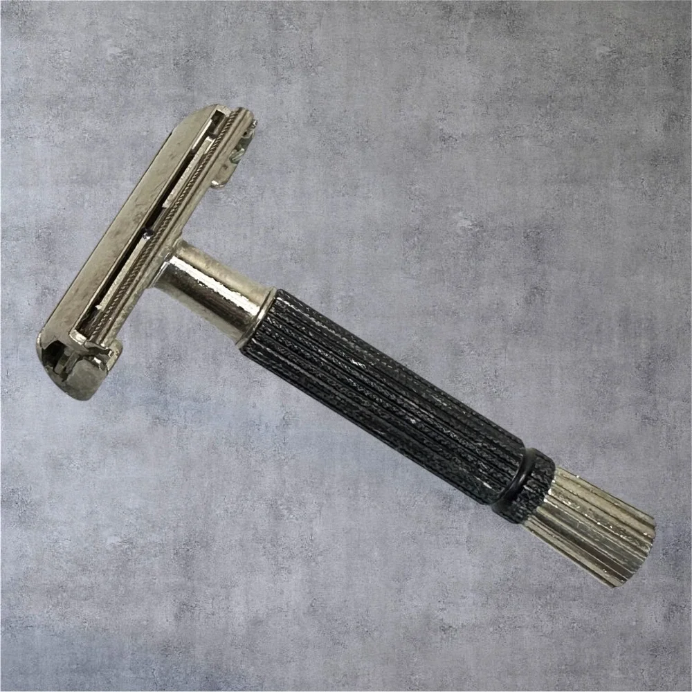 Gillette Super Speed Safety Razor Mens Black 1972 S4 Date Code USA Made‎